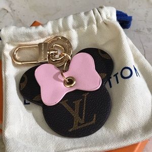 lv minnie mouse keychain